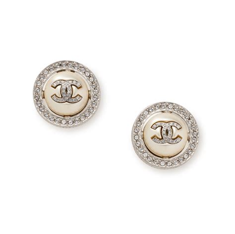 chanel pearl earrings 2019|pre owned Chanel earrings.